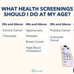 Health screenings routine seniors vital